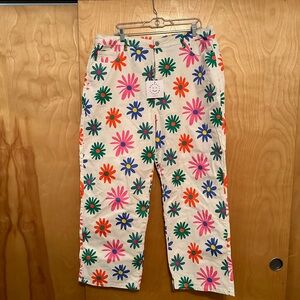 Chic Soul - Colorful Floral Jeans
